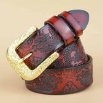 Ceinture Dragon<br> Cuir Esprit - Dragon-chinois