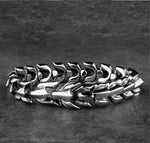 Bracelet Dragon<br> Croc d'Acier "Acier" - Dragon-chinois