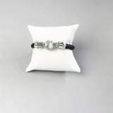 Bracelet Dragon <br> Massif Tressé "Argent" - Dragon-chinois
