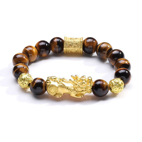Bracelet Dragon<br> Perle et Or - Dragon-chinois