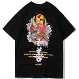 T-shirt Dragon<br> Démon Chinois pour Fille - Dragon-chinois