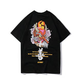 T-shirt Dragon<br> Démon Chinois pour Fille - Dragon-chinois