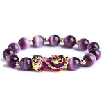 Bracelet Dragon<br> Perle Lithotherapie - Dragon-chinois