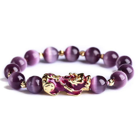 Bracelet Dragon<br> Perle Lithotherapie - Dragon-chinois