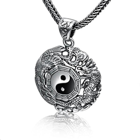 Pendentif Dragon <br>  yin yang - Dragon-chinois