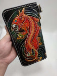 Portefeuille Dragon <br> Homme Cuir - Dragon-chinois