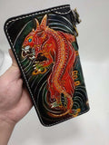 Portefeuille Dragon <br> Homme Cuir - Dragon-chinois