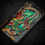 Portefeuille Dragon <br> Homme Cuir - Dragon-chinois