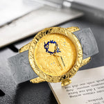 Montre dragon<br> Homme Gris - Dragon-chinois