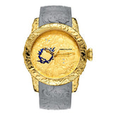 Montre dragon<br> Homme Gris - Dragon-chinois