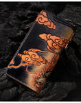 Porte Monnaie Dragon <br> Cuir Japonais - Dragon-chinois