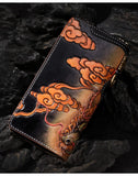Porte Monnaie Dragon <br> Cuir Japonais - Dragon-chinois