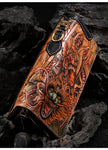 Porte Monnaie Dragon <br> Cuir Japonais - Dragon-chinois
