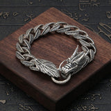 Bracelet Dragon<br> Dragonne en "Argent" - Dragon-chinois