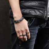 Bracelet Dragon<br> Perle Obsidienne - Dragon-chinois