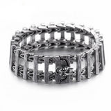 Bracelet Dragon<br> Maille Echelle "Acier" - Dragon-chinois