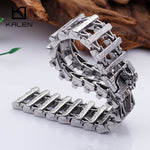 Bracelet Dragon<br> Maille Echelle "Acier" - Dragon-chinois