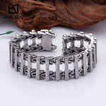 Bracelet Dragon<br> Maille Echelle "Acier" - Dragon-chinois