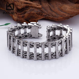 Bracelet Dragon<br> Maille Echelle "Acier" - Dragon-chinois