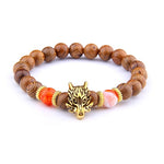 Bracelet Dragon<br> Perle en Bois - Dragon-chinois