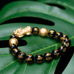 Bracelet Dragon<br> Perle Semi-Précieuse - Dragon-chinois