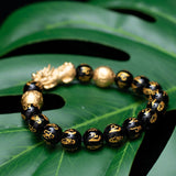Bracelet Dragon<br> Perle Semi-Précieuse - Dragon-chinois