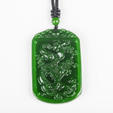 Collier Dragon<br> Jade de Chine - Dragon-chinois