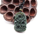 Collier Dragon<br> Jade Nephrite - Dragon-chinois