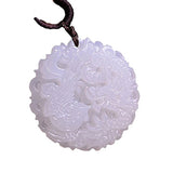 Collier Dragon<br> Pierre de Jade Femme - Dragon-chinois