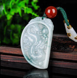Collier Dragon<br> Cœur de Jade - Dragon-chinois