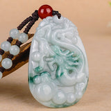 Collier Dragon<br> Jade Impérial - Dragon-chinois