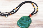 Collier Dragon<br> Jade Vert Ancien - Dragon-chinois