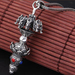 Pendentif Dragon<br> En Argent 925 Pur - Dragon-chinois