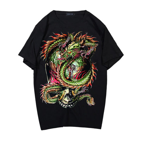 T-shirt Dragon<br> Asiatique - Dragon-chinois