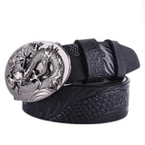 Ceinture Dragon<br> En Cuir Imprimé - Dragon-chinois