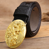 Ceinture Dragon<br> En Cuir Imprimé - Dragon-chinois