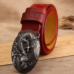 Ceinture Dragon<br> En Cuir Imprimé - Dragon-chinois
