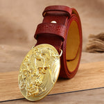 Ceinture Dragon<br> En Cuir Imprimé - Dragon-chinois