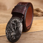 Ceinture Dragon<br> En Cuir Imprimé - Dragon-chinois