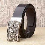 Ceinture Dragon<br> Cuir Homme - Dragon-chinois