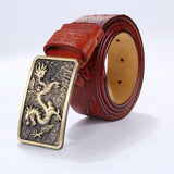 Ceinture Dragon<br> Cuir Épaisse - Dragon-chinois