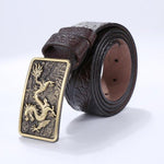 Ceinture Dragon<br> Cuir Épaisse - Dragon-chinois