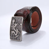 Ceinture Dragon<br> Cuir Épaisse - Dragon-chinois