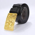 Ceinture Dragon<br> Cuir Épaisse - Dragon-chinois