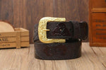 Ceinture dragon<br> Cuir de Qualité pour Homme - Dragon-chinois