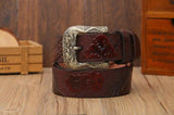 Ceinture dragon<br> Cuir de Qualité pour Homme - Dragon-chinois