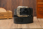 Ceinture dragon<br> Cuir de Qualité pour Homme - Dragon-chinois
