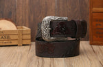 Ceinture dragon<br> Cuir de Qualité pour Homme - Dragon-chinois