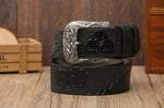 Ceinture dragon<br> Cuir de Qualité pour Homme - Dragon-chinois
