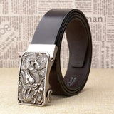 Ceinture Dragon<br> Cuir Artisanale - Dragon-chinois